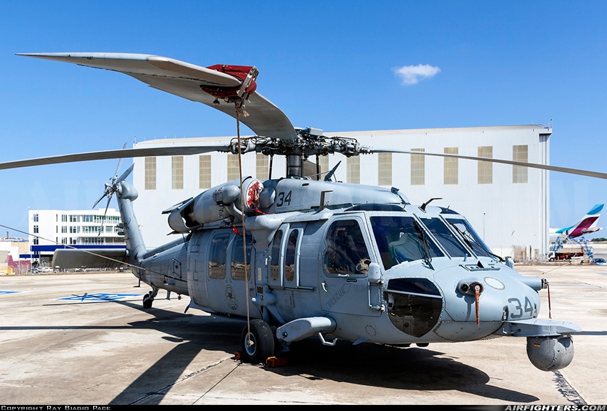USA - Navy Sikorsky MH-60S Knighthawk (S-70A) 168573 at Luqa - Malta International (MLA / LMML), Malta