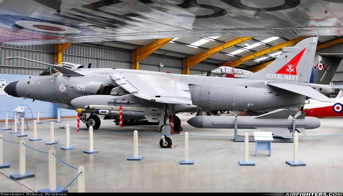 UK - Navy British Aerospace Sea Harrier FA.2 ZA176 at Winthorpe, UK