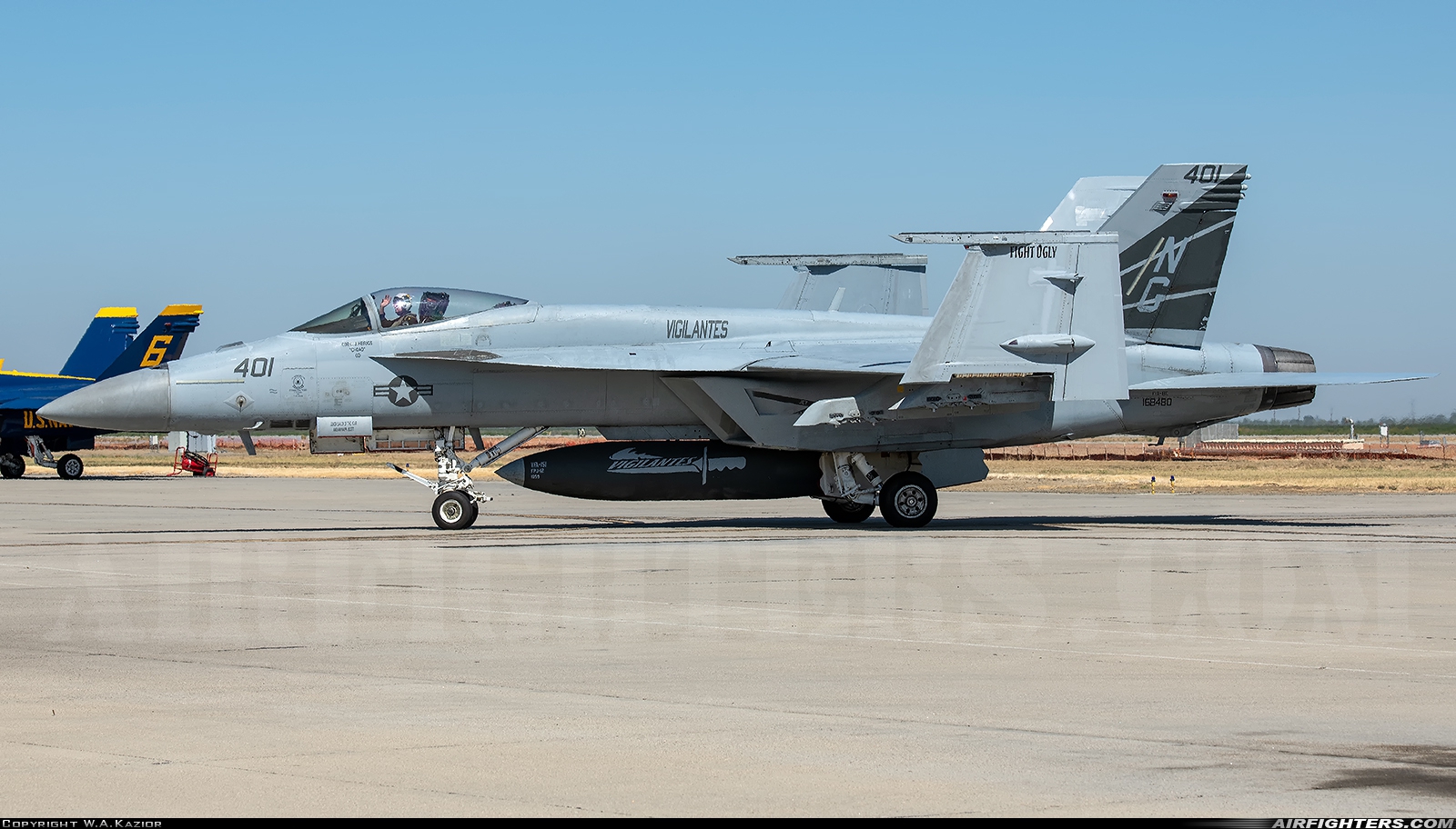 USA - Navy Boeing F/A-18E Super Hornet 168480 at Lemoore - NAS / Reeves Field (NLC), USA