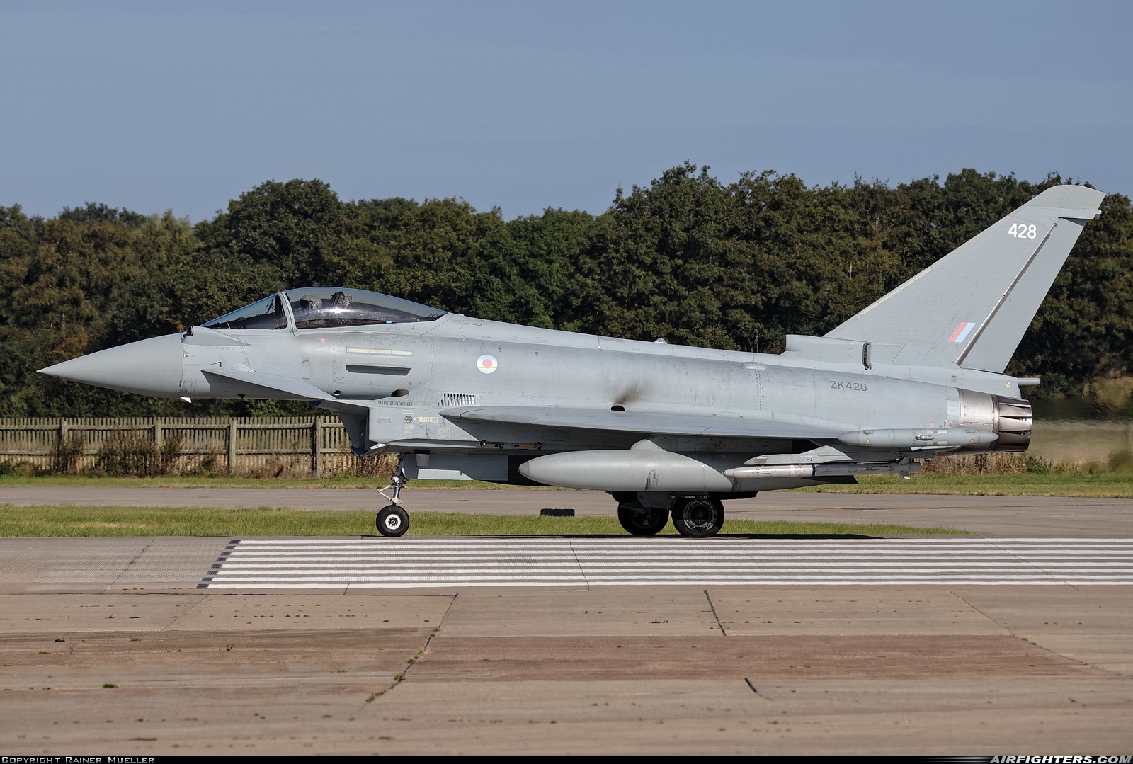 UK - Air Force Eurofighter Typhoon FGR4 ZK428 at Coningsby (EGXC), UK