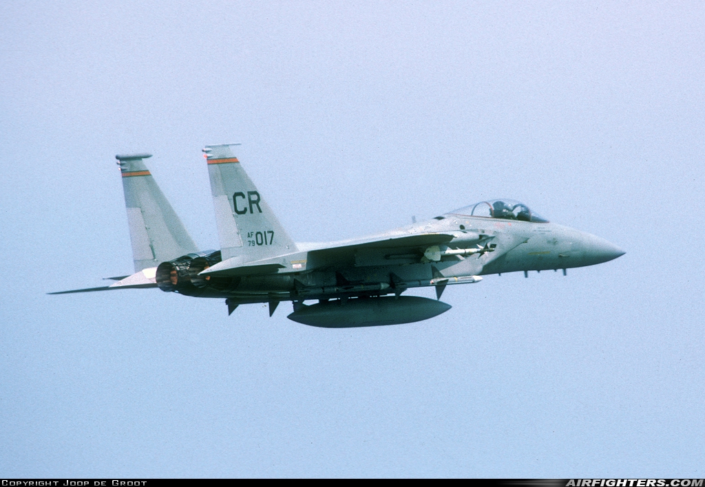 USA - Air Force McDonnell Douglas F-15C Eagle 79-0017 at Utrecht - Soesterberg (UTC / EHSB), Netherlands
