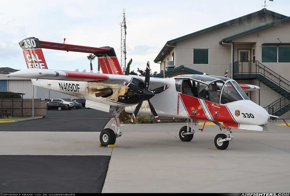 USA - United States Forest Service North American Rockwell OV-10A Bronco N409DF at Ramona (RNM), USA