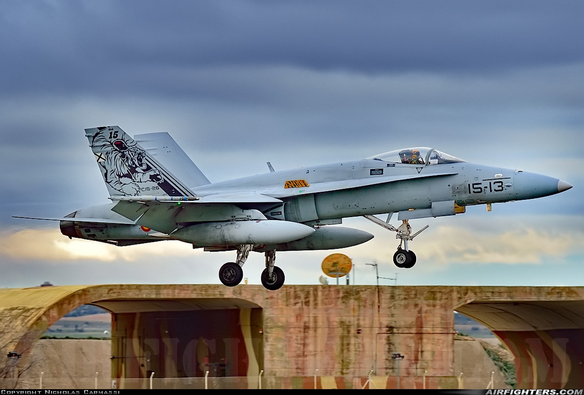 Spain - Air Force McDonnell Douglas C-15 Hornet (EF-18A+) C.15-26 at Albacete (- Los Llanos) (LEAB), Spain