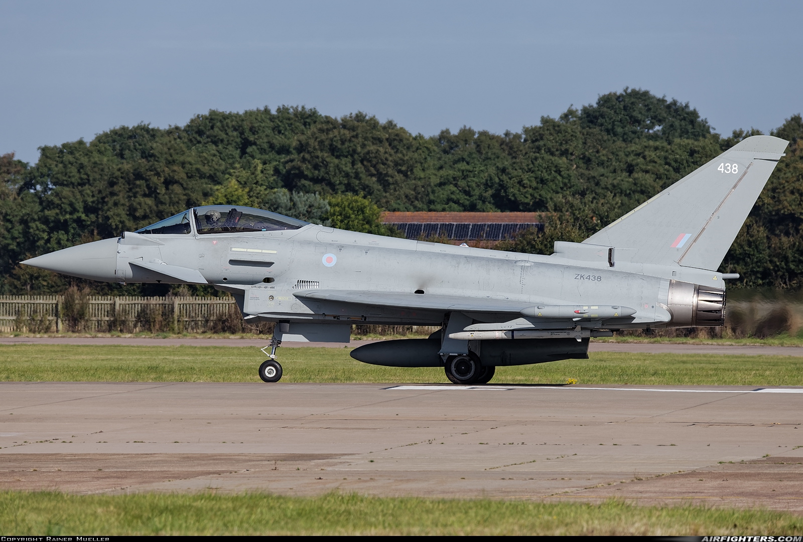 UK - Air Force Eurofighter Typhoon FGR4 ZK438 at Coningsby (EGXC), UK