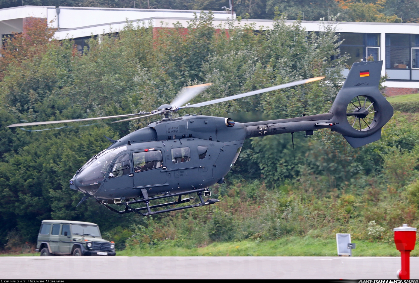 Germany - Air Force Eurocopter EC-645T2 76+06 at Eckernfoerde Naval Station, Germany