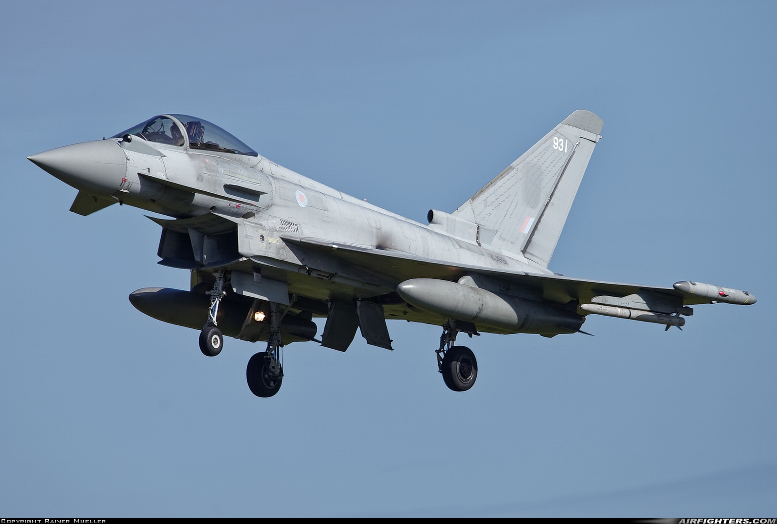 UK - Air Force Eurofighter Typhoon FGR4 ZJ931 at Coningsby (EGXC), UK