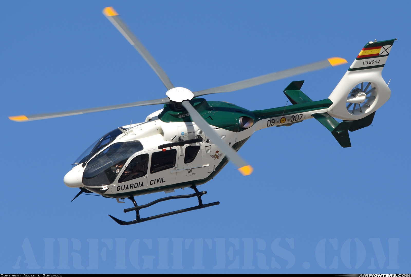 Spain - Guardia Civil Eurocopter EC-135P2+ HU.26-13 at Off-Airport - Torrejon de Ardoz, Spain
