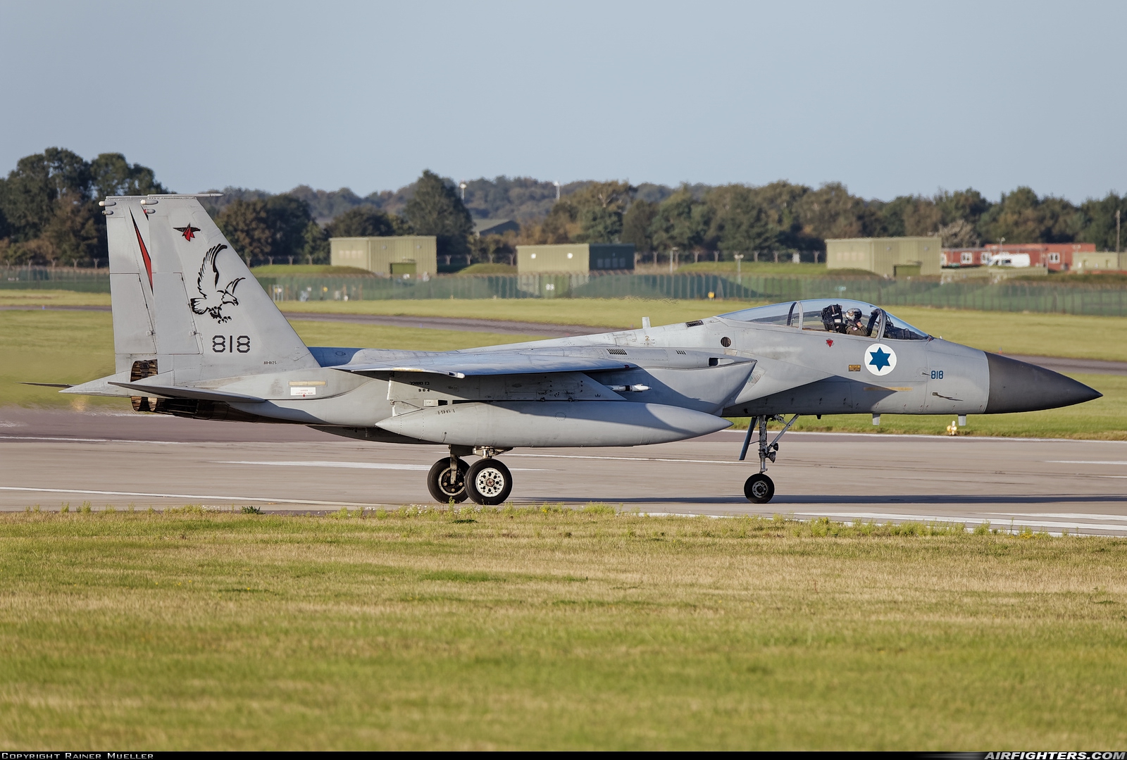 Israel - Air Force McDonnell Douglas F-15C Eagle 818 at Waddington (WTN / EGXW), UK