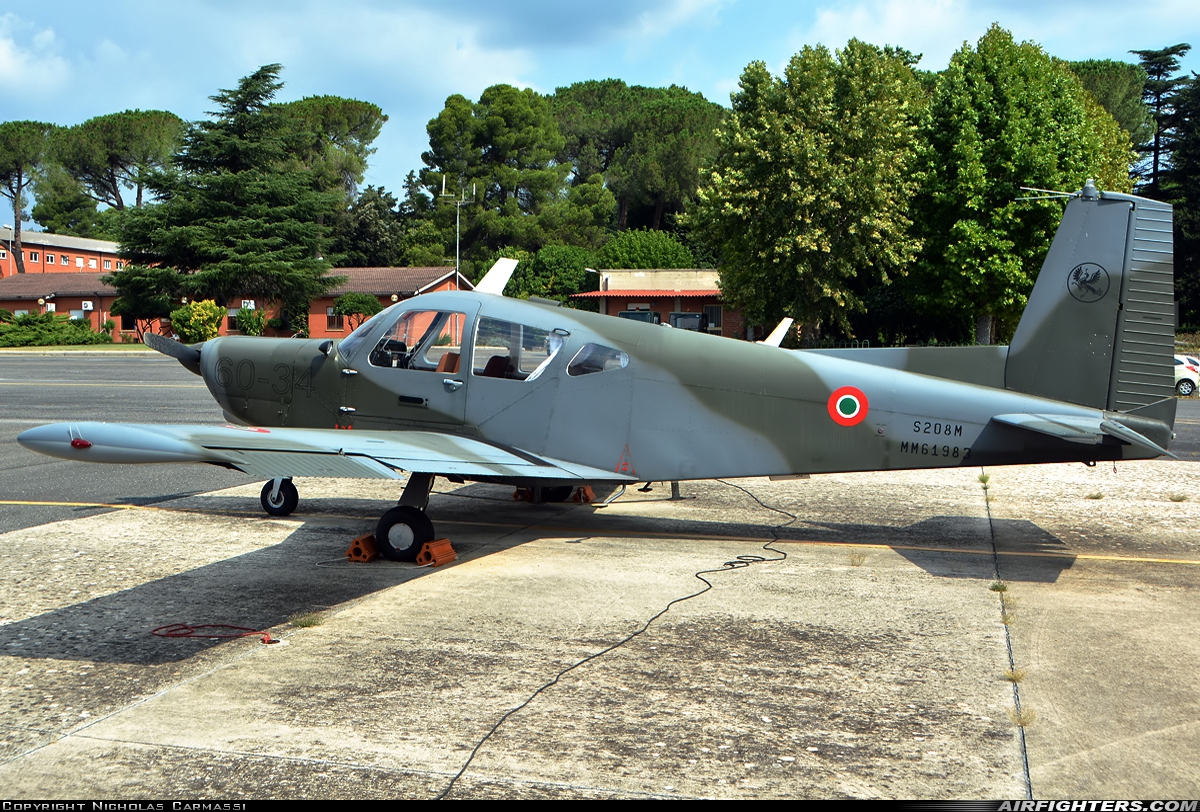 Italy - Air Force SIAI-Marchetti S-208M MM61983 at Rome - Guidonia (LIRG), Italy