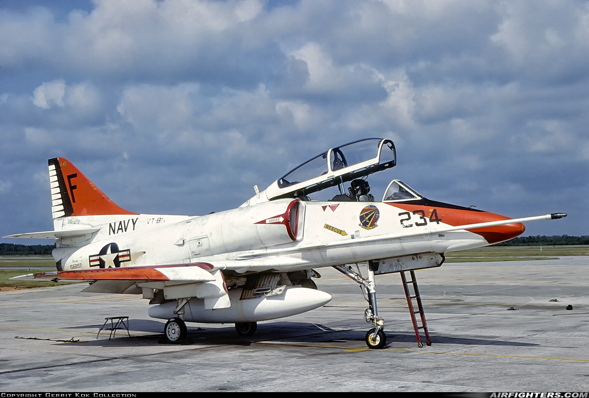 USA - Navy Douglas TA-4J Skyhawk 158124 at Pensacola - NAS / Forrest Sherman Field (NPA / KNPA), USA