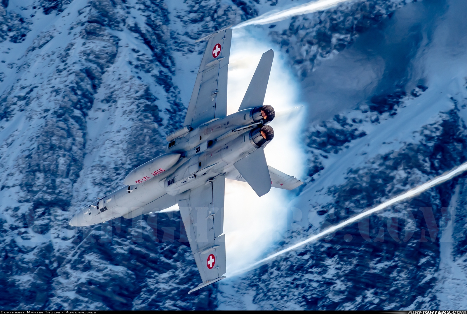 Switzerland - Air Force McDonnell Douglas F/A-18C Hornet J-5004 at Off-Airport - Axalp, Switzerland