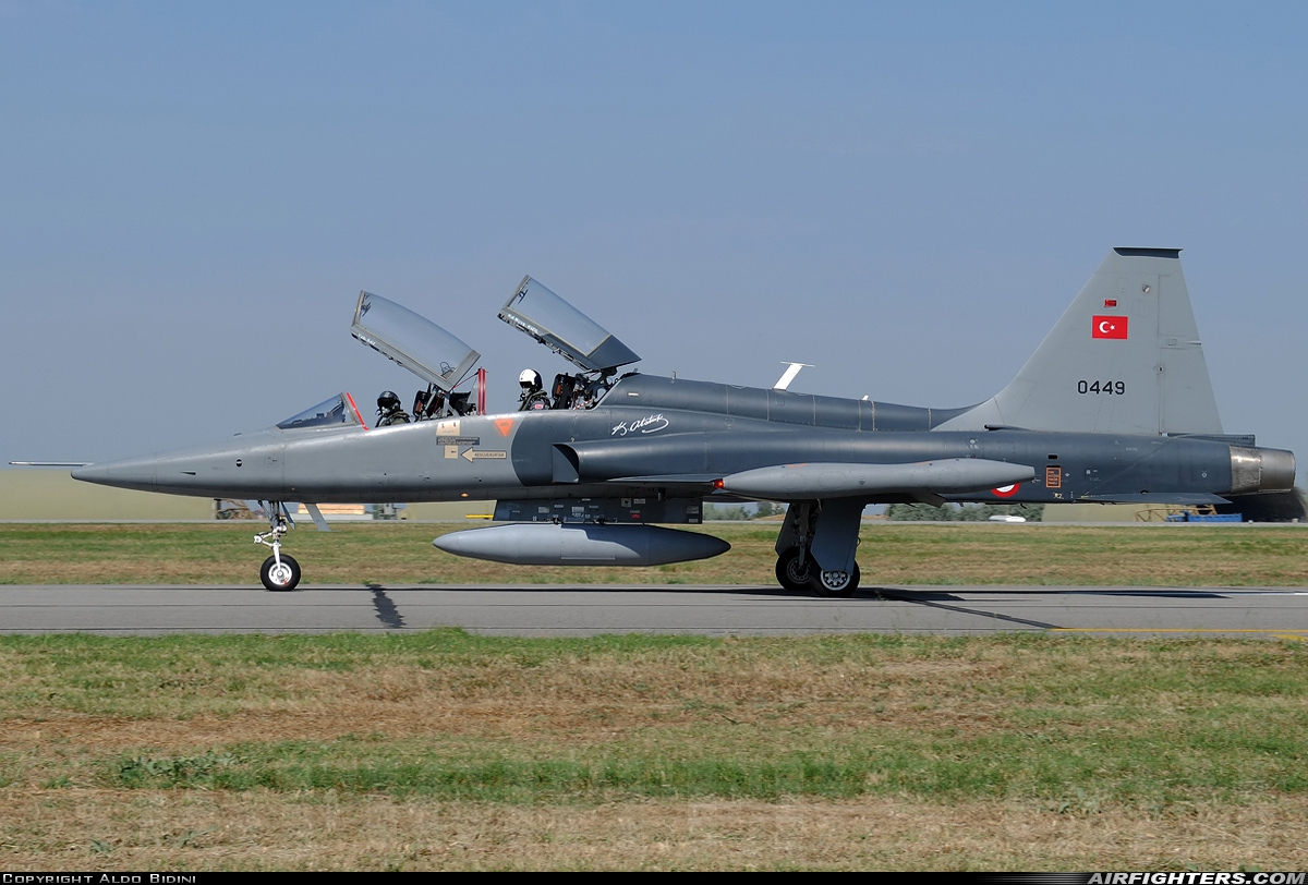 Türkiye - Air Force Northrop F-5B Freedom Fighter 72-0449 at Izmir - Cigli (IGL / LTBL), Türkiye