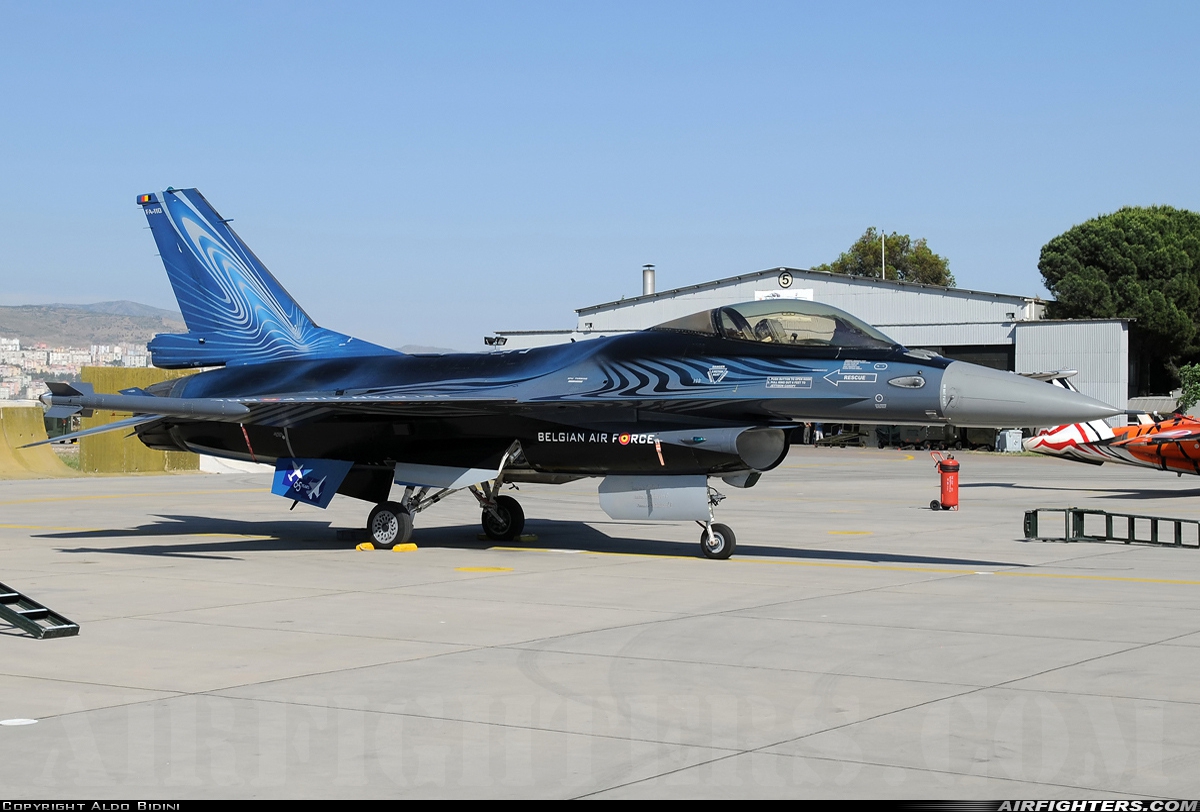 Belgium - Air Force General Dynamics F-16AM Fighting Falcon FA-110 at Izmir - Cigli (IGL / LTBL), Türkiye