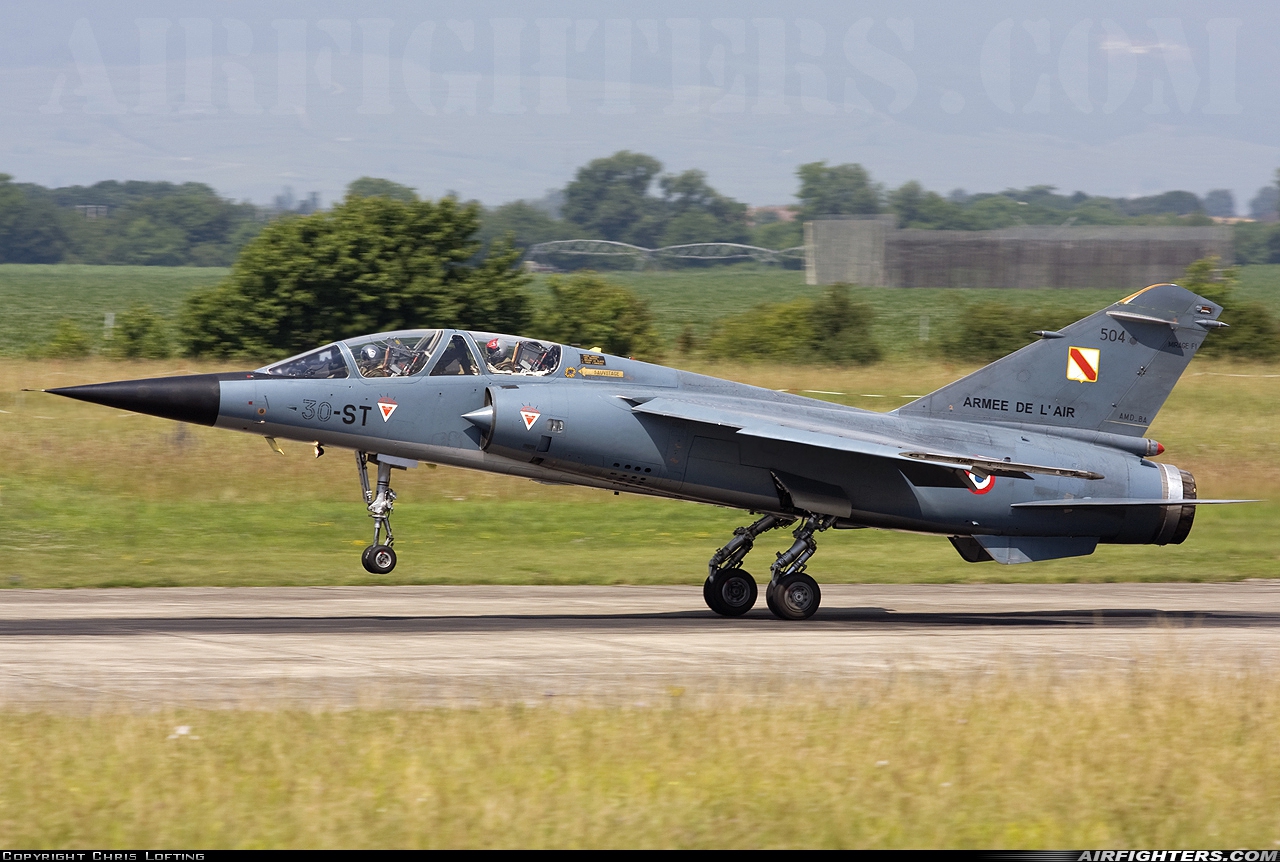 France - Air Force Dassault Mirage F1B 504 at Colmar - Meyenheim (LFSC), France