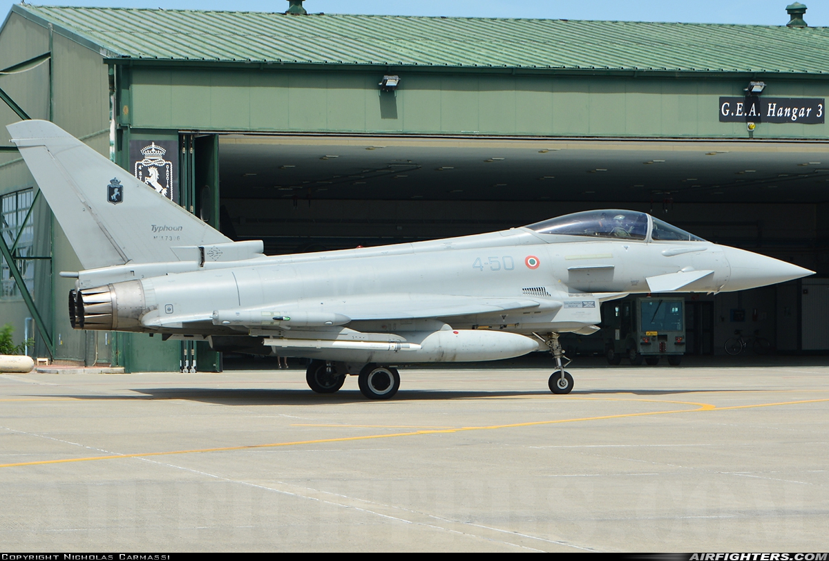 Italy - Air Force Eurofighter F-2000A Typhoon (EF-2000S) MM7306 at Grosseto (- Corrado Baccarini) (GRS / LIRS), Italy