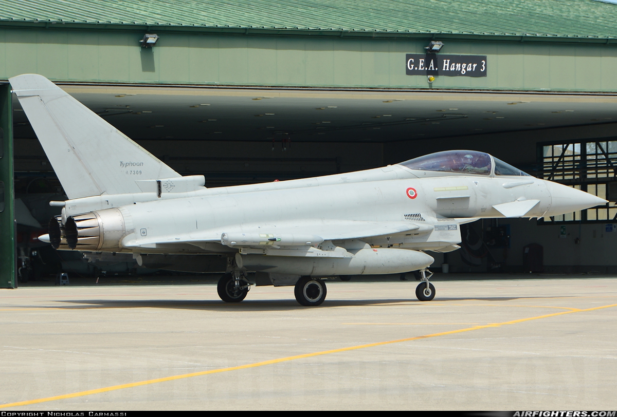 Italy - Air Force Eurofighter F-2000A Typhoon (EF-2000S) MM7309 at Grosseto (- Corrado Baccarini) (GRS / LIRS), Italy
