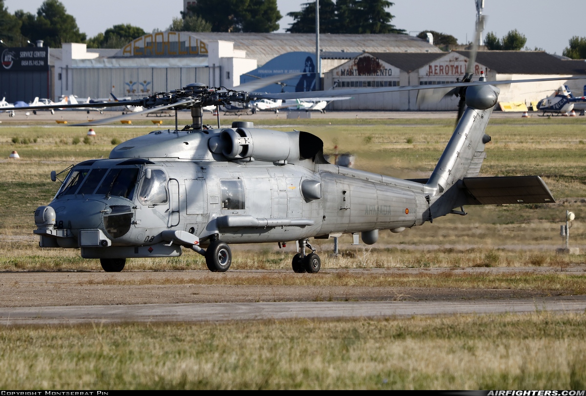Spain - Navy Sikorsky SH-60B Seahawk (S-70B-1) HS.23-08 at Madrid - Cuatro Vientos (LECU / LEVS), Spain