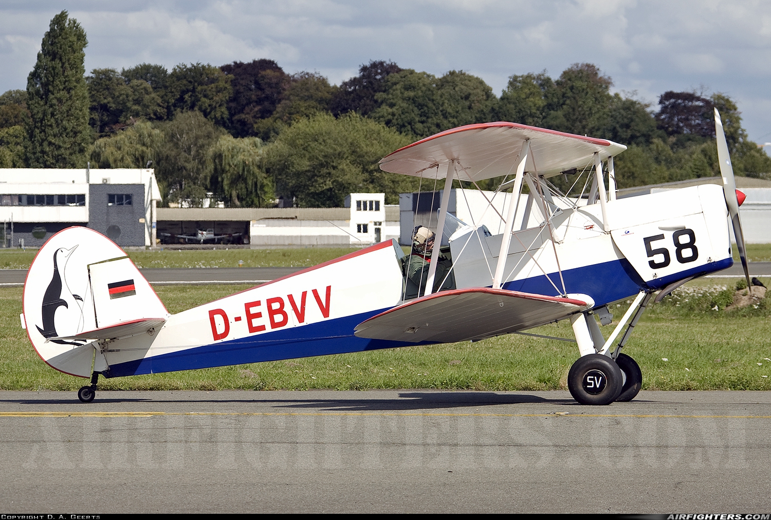 Private Stampe-Vertongen SV-4B D-EBVV at Antwerp - Deurne (ANR / EBAW), Belgium