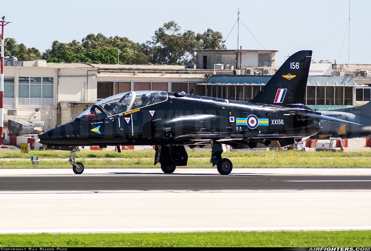UK - Air Force British Aerospace Hawk T.1 XX156 at Luqa - Malta International (MLA / LMML), Malta