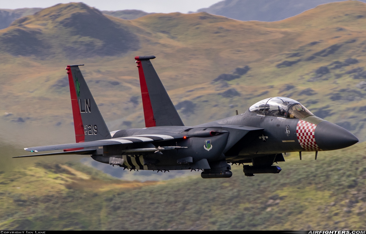 USA - Air Force McDonnell Douglas F-15E Strike Eagle 97-0219 at Off-Airport - Cumbria, UK