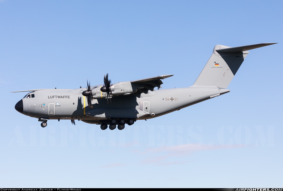 Germany - Air Force Airbus A400M-180 Atlas 54+01 at Ingolstadt - Manching (ETSI), Germany
