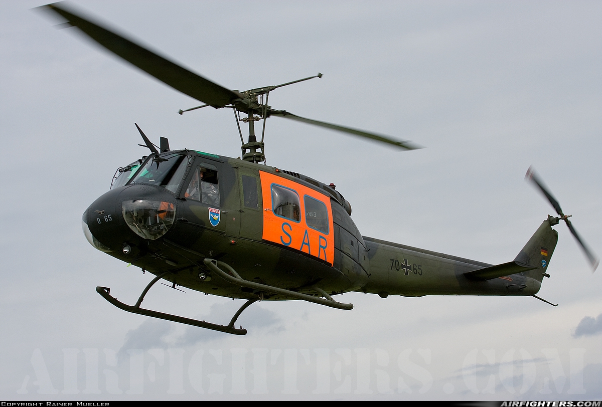 Germany - Air Force Bell UH-1D Iroquois (205) 70+65 at Diepholz (ETND), Germany