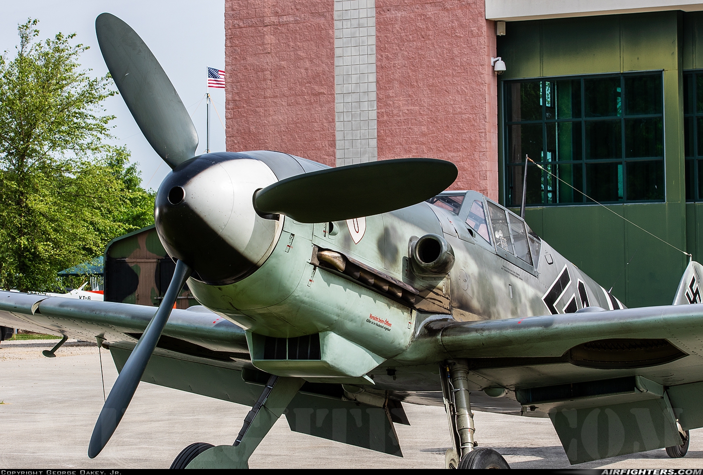 Private - Military Aviation Museum Messerschmitt Bf-109G-4 N109GY at Virginia Beach Airport (42VA), USA