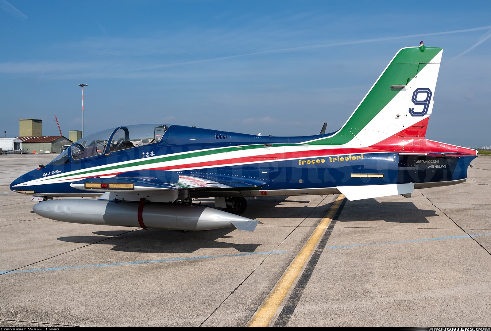 Italy - Air Force Aermacchi MB-339PAN MM55054 at Verona - Villafranca (Valerio Catullo) (VRN / LIPX), Italy