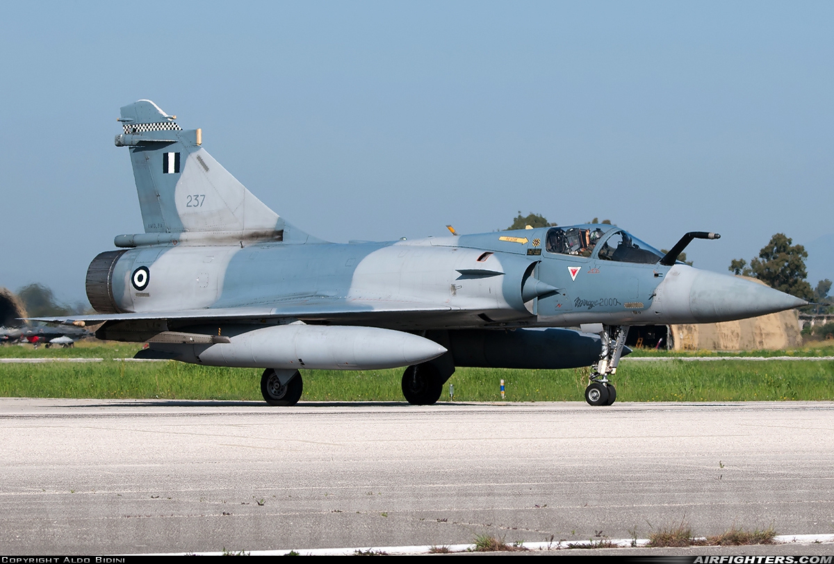Greece - Air Force Dassault Mirage 2000EG 237 at Andravida (Pyrgos -) (PYR / LGAD), Greece