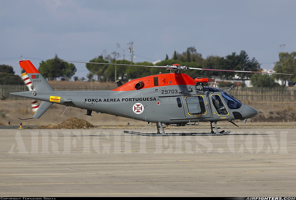 Portugal - Air Force AgustaWestland AW119Kx Koala 29703 at Beja (BA11) (LPBJ), Portugal