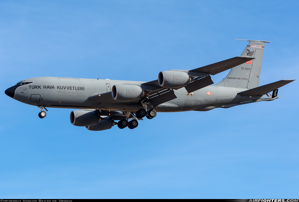 Türkiye - Air Force Boeing KC-135R Stratotanker (717-148) 57-2609 at Gran Canaria (- Las Palmas / Gando) (LPA / GCLP), Spain