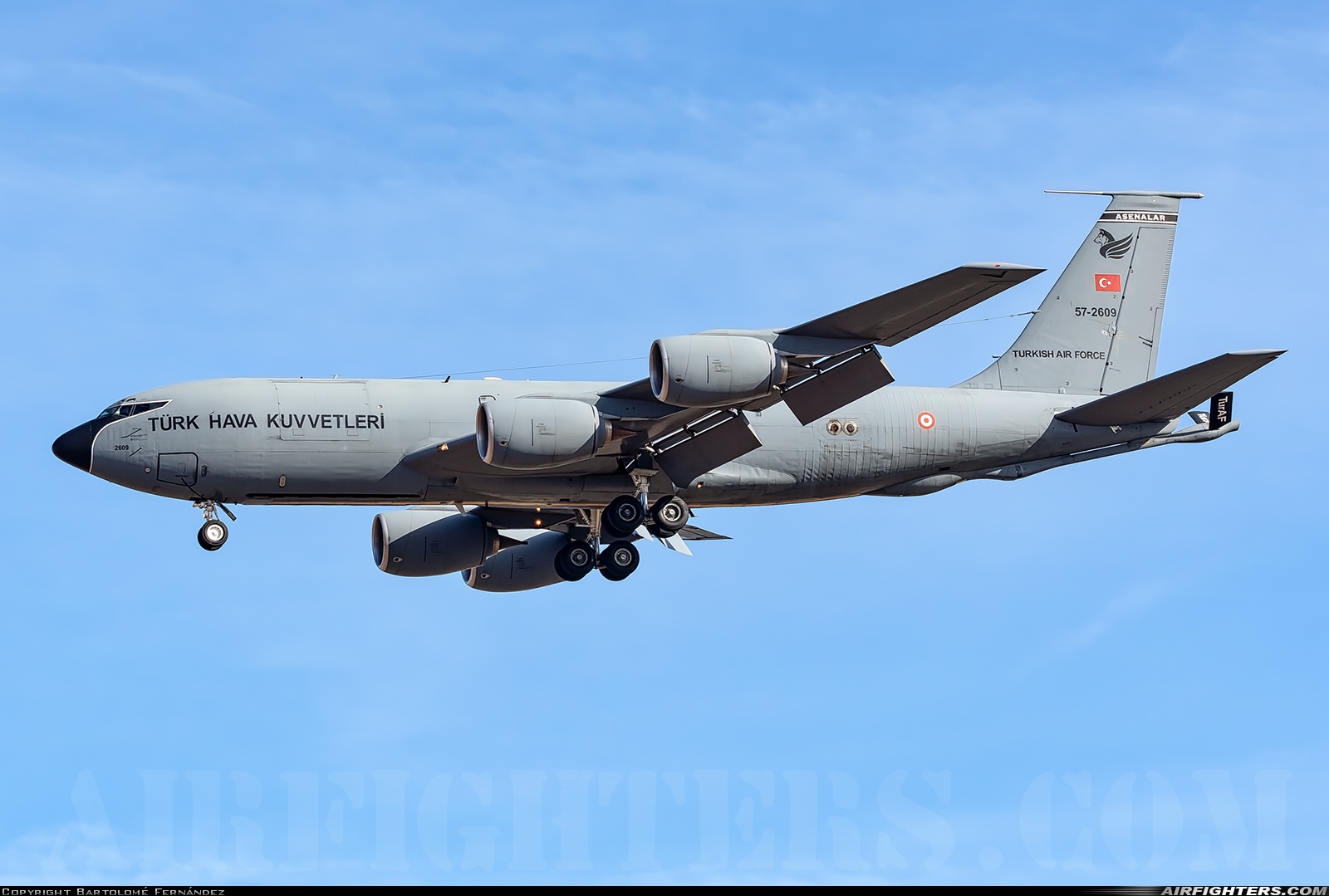 Türkiye - Air Force Boeing KC-135R Stratotanker (717-148) 57-2609 at Gran Canaria (- Las Palmas / Gando) (LPA / GCLP), Spain