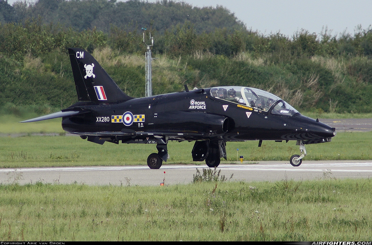 UK - Air Force British Aerospace Hawk T.1A XX280 at Leeuwarden (LWR / EHLW), Netherlands