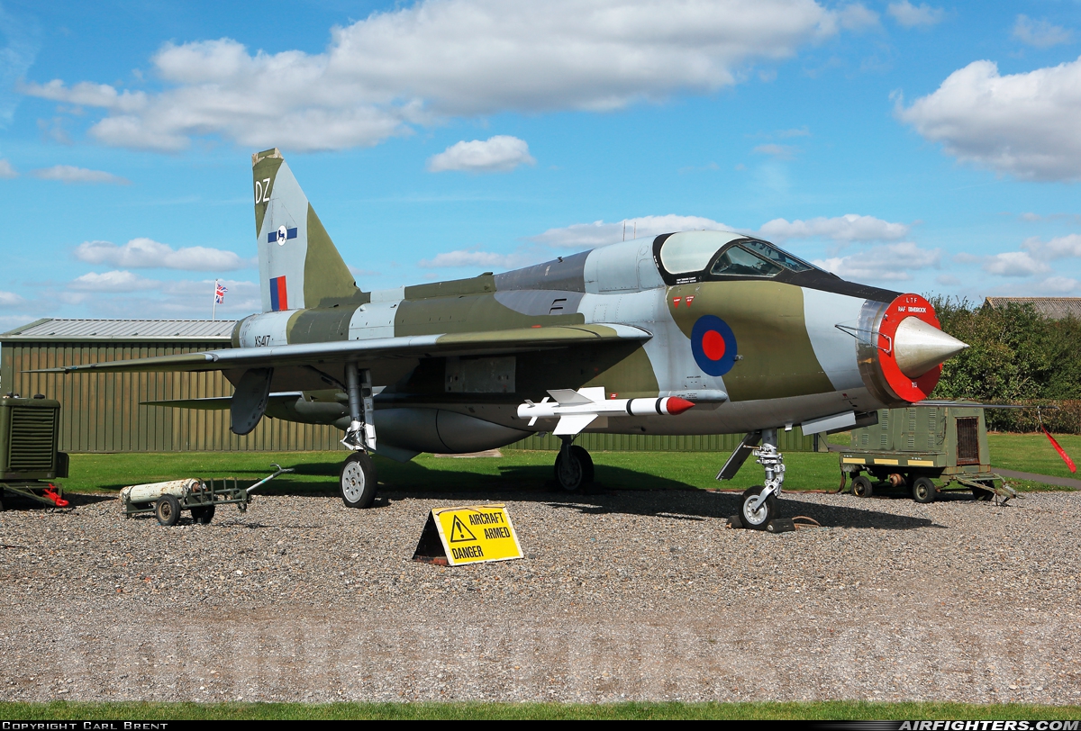 UK - Air Force English Electric Lightning T5 XS417 at Off-Airport - Newark, UK