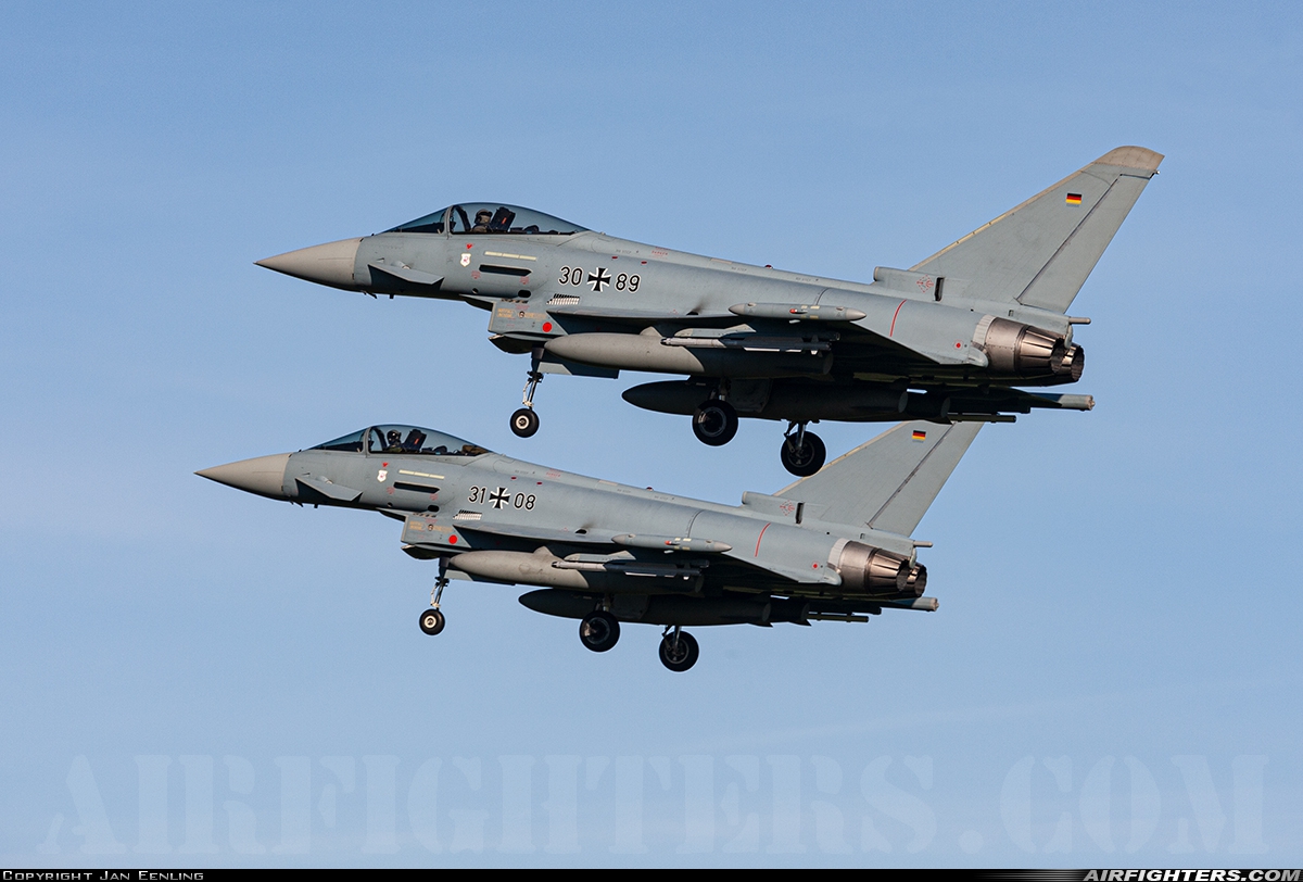 Germany - Air Force Eurofighter EF-2000 Typhoon S 30+89 at Leeuwarden (LWR / EHLW), Netherlands