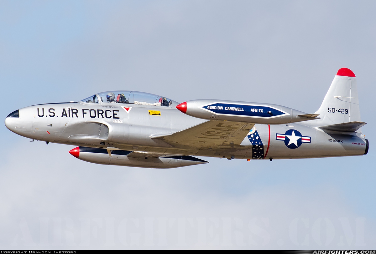 Private Canadair CT-133 Silver Star 3 (T-33AN) N165KK at Fort Worth - Alliance (AFW / KAFW), USA