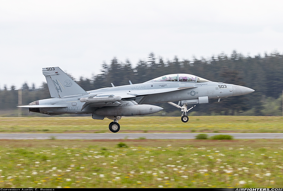 USA - Navy Boeing EA-18G Growler 168391 at Coupeville - NOLF Coupeville (NRA / KNRA), USA