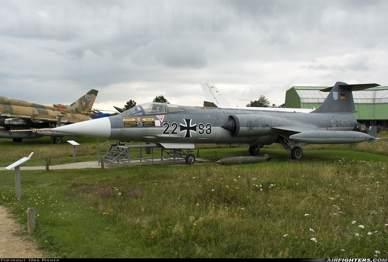 Germany - Air Force Lockheed F-104G Starfighter 22+98 at Nordholz (- Cuxhaven) (NDZ / ETMN), Germany