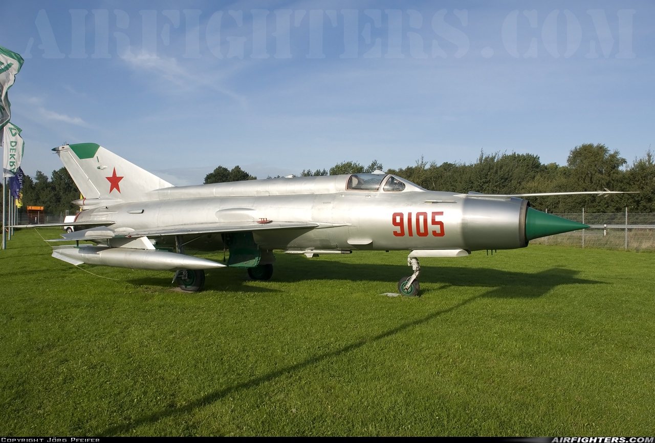 Poland - Air Force Mikoyan-Gurevich MiG-21MF 9105 at Off-Airport - Gyhum, Germany