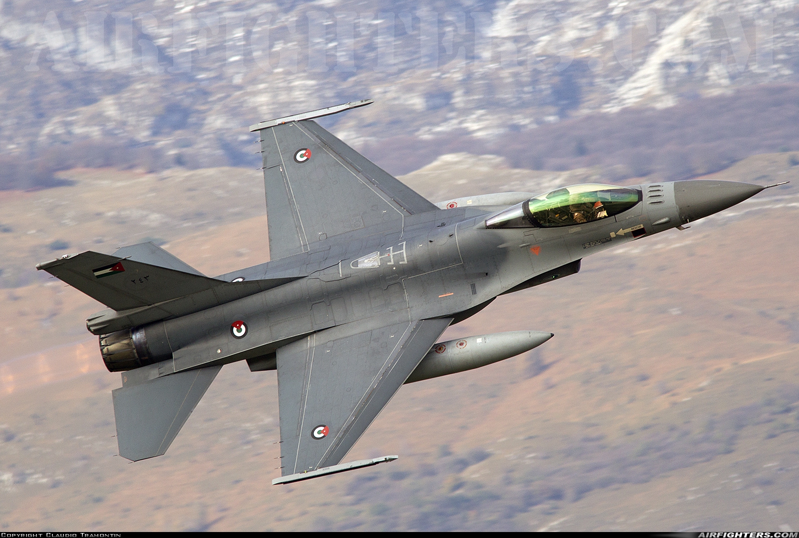 Jordan - Air Force General Dynamics F-16AM Fighting Falcon 243 at Aviano (- Pagliano e Gori) (AVB / LIPA), Italy