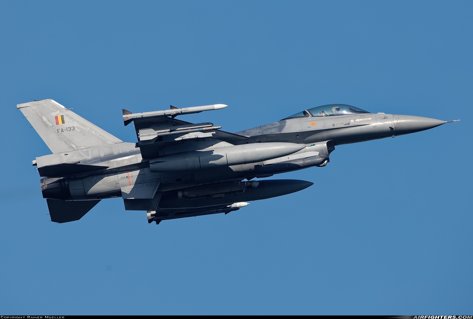 Belgium - Air Force General Dynamics F-16AM Fighting Falcon FA-133 at Leeuwarden (LWR / EHLW), Netherlands