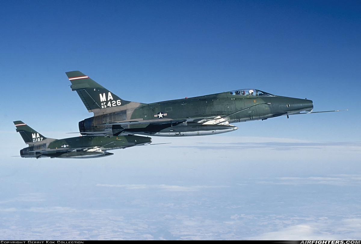 USA - Air Force North American F-100D Super Sabre 56-3426 at In Flight, USA