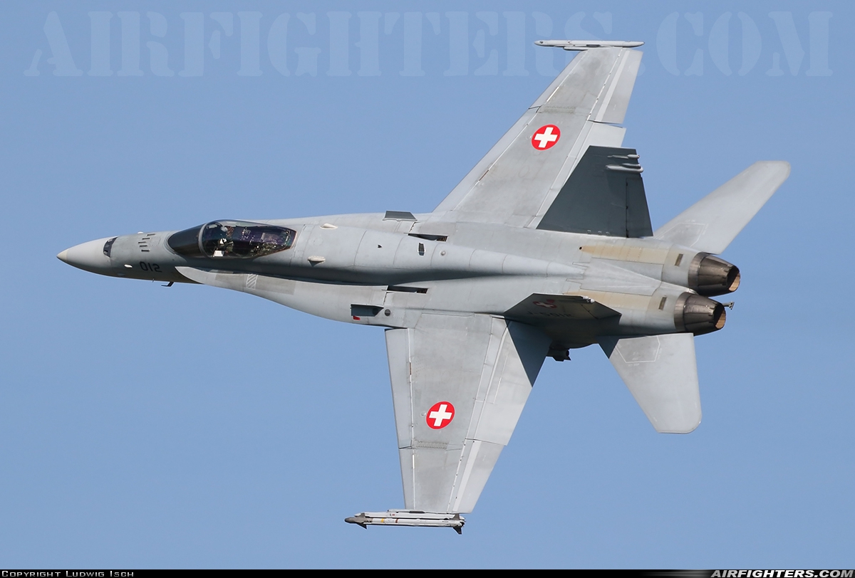 Switzerland - Air Force McDonnell Douglas F/A-18C Hornet J-5012 at Payerne (LSMP), Switzerland