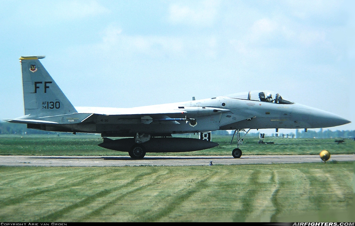 USA - Air Force McDonnell Douglas F-15A Eagle 74-0130 at Breda - Gilze-Rijen (GLZ / EHGR), Netherlands