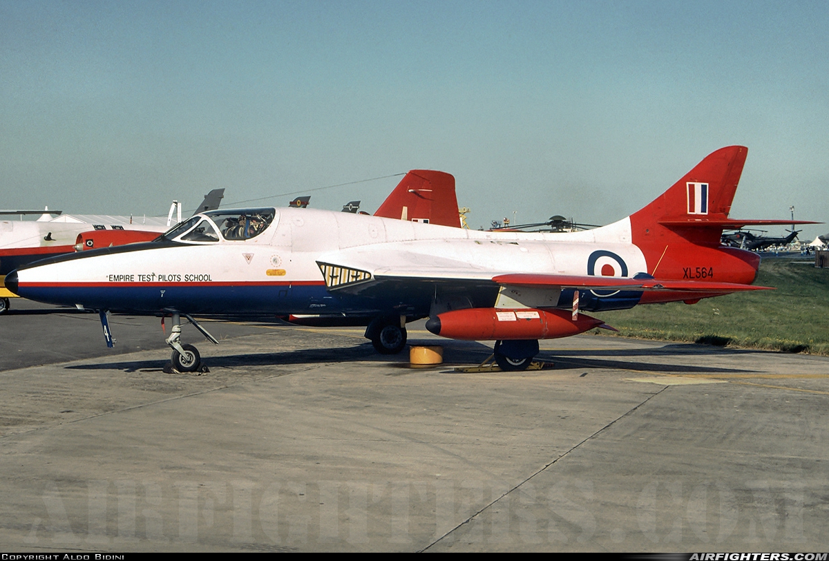 UK - ETPS Hawker Hunter T7 XL564 at Fairford (FFD / EGVA), UK