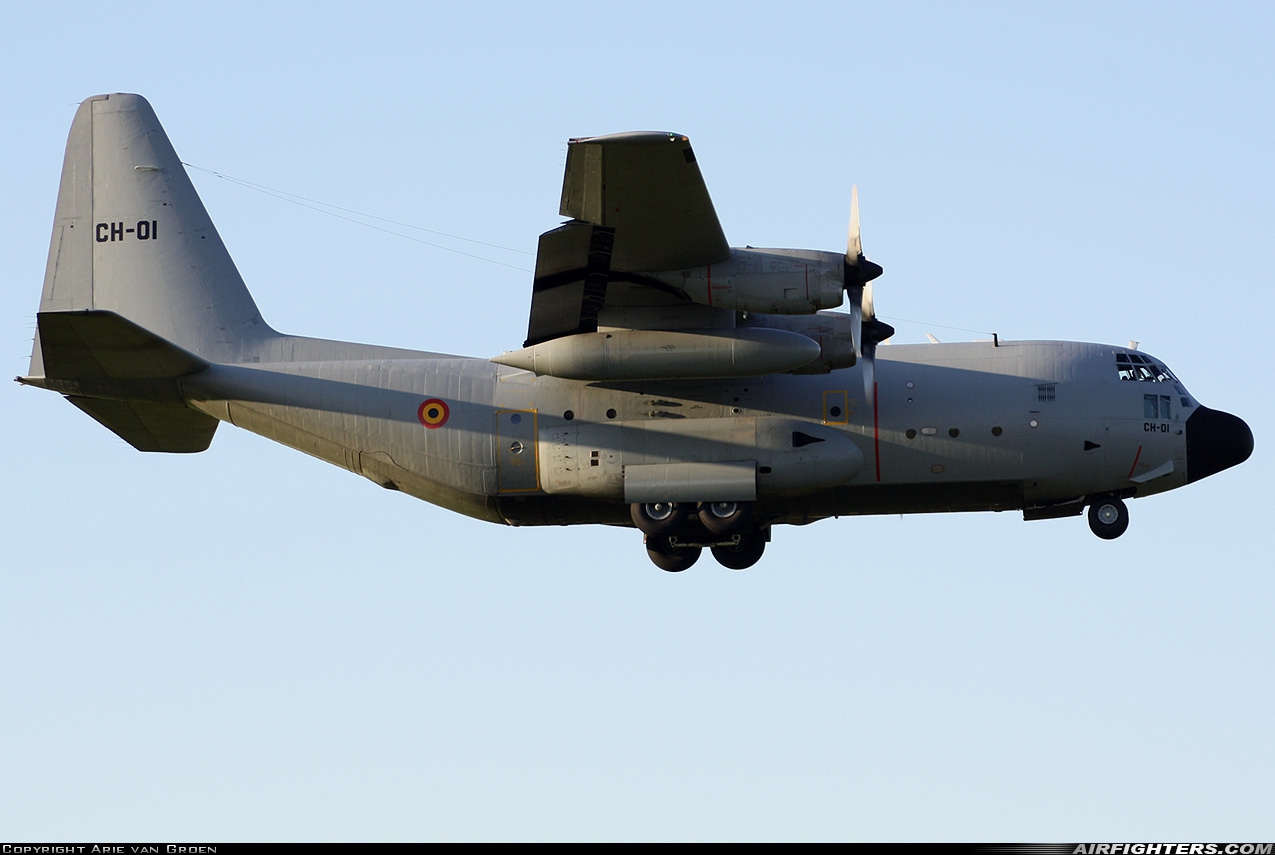 Belgium - Air Force Lockheed C-130H Hercules (L-382) CH-01 at Leeuwarden (LWR / EHLW), Netherlands