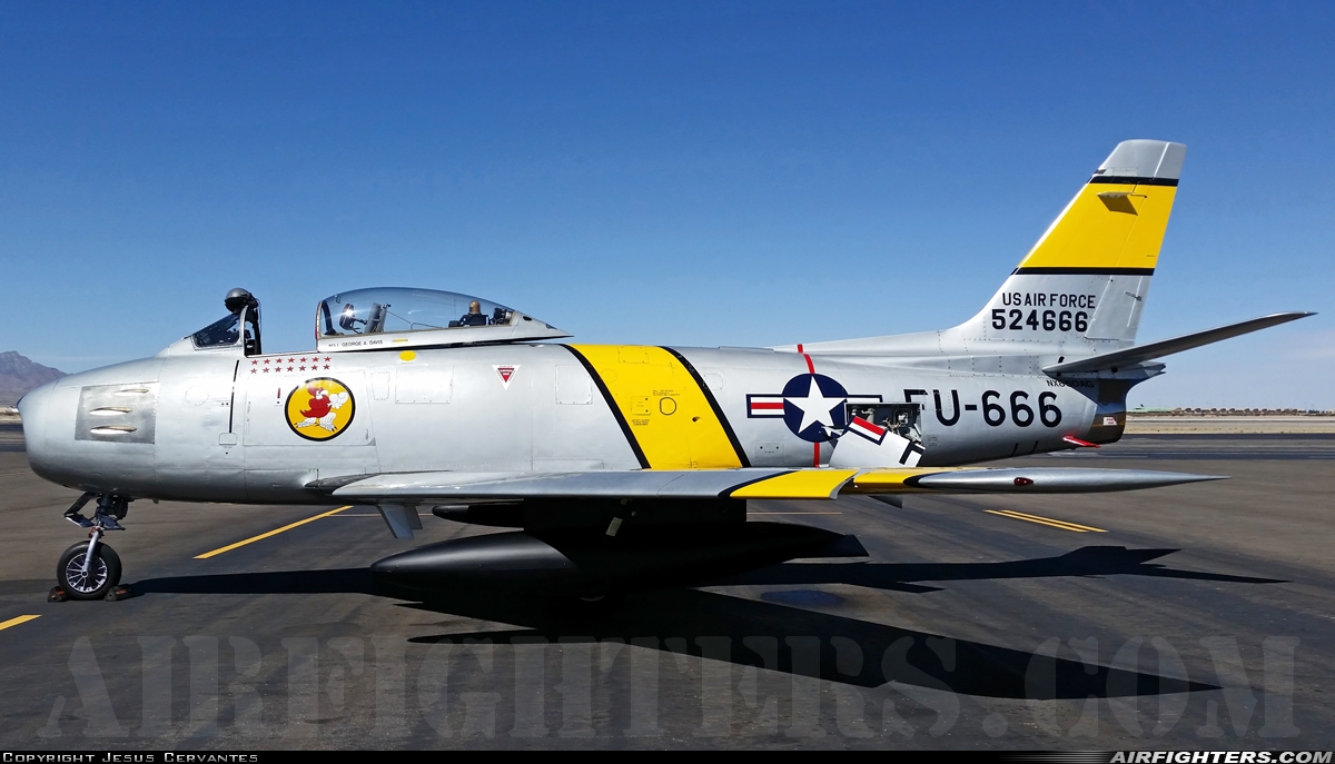 Private North American F-86F Sabre NX860AG at El Paso - Int. (ELP / KELP), USA