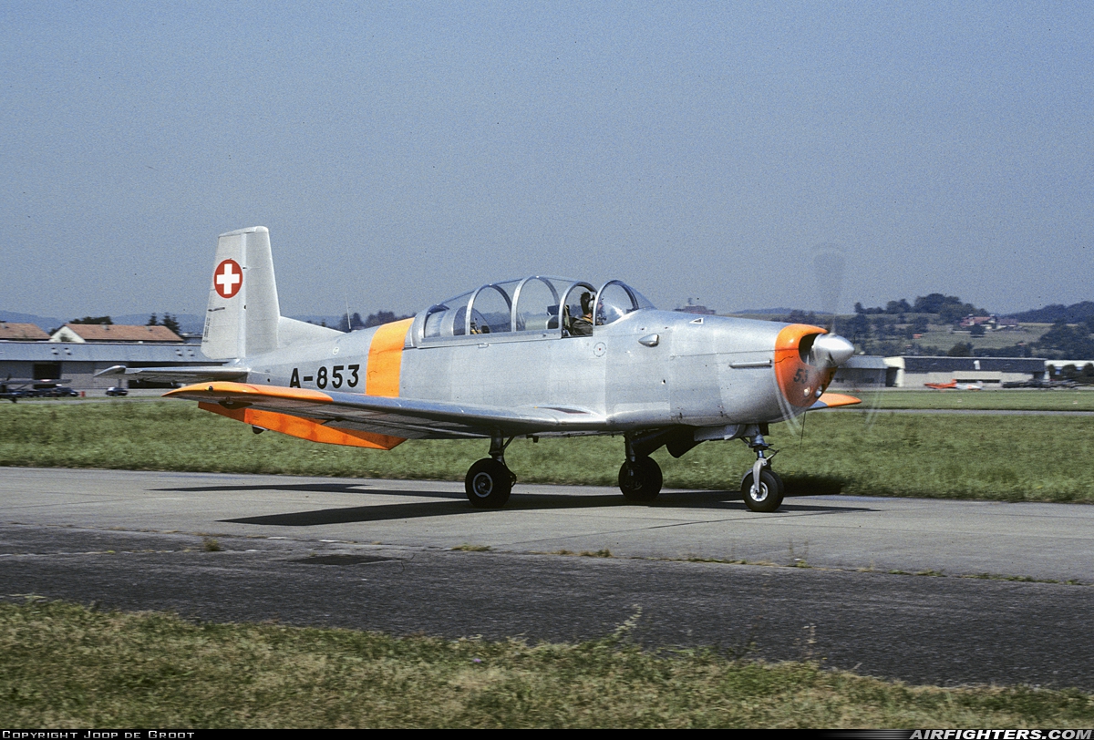 Switzerland - Air Force Pilatus P-3-05 A-853 at Dubendorf (LSMD), Switzerland