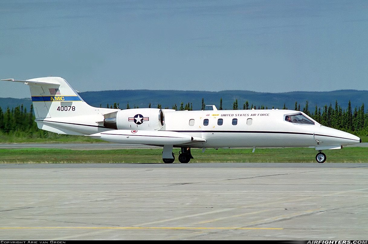 USA - Air Force Learjet C-21A 84-0078 at Goose Bay (YYR / CYYR), Canada