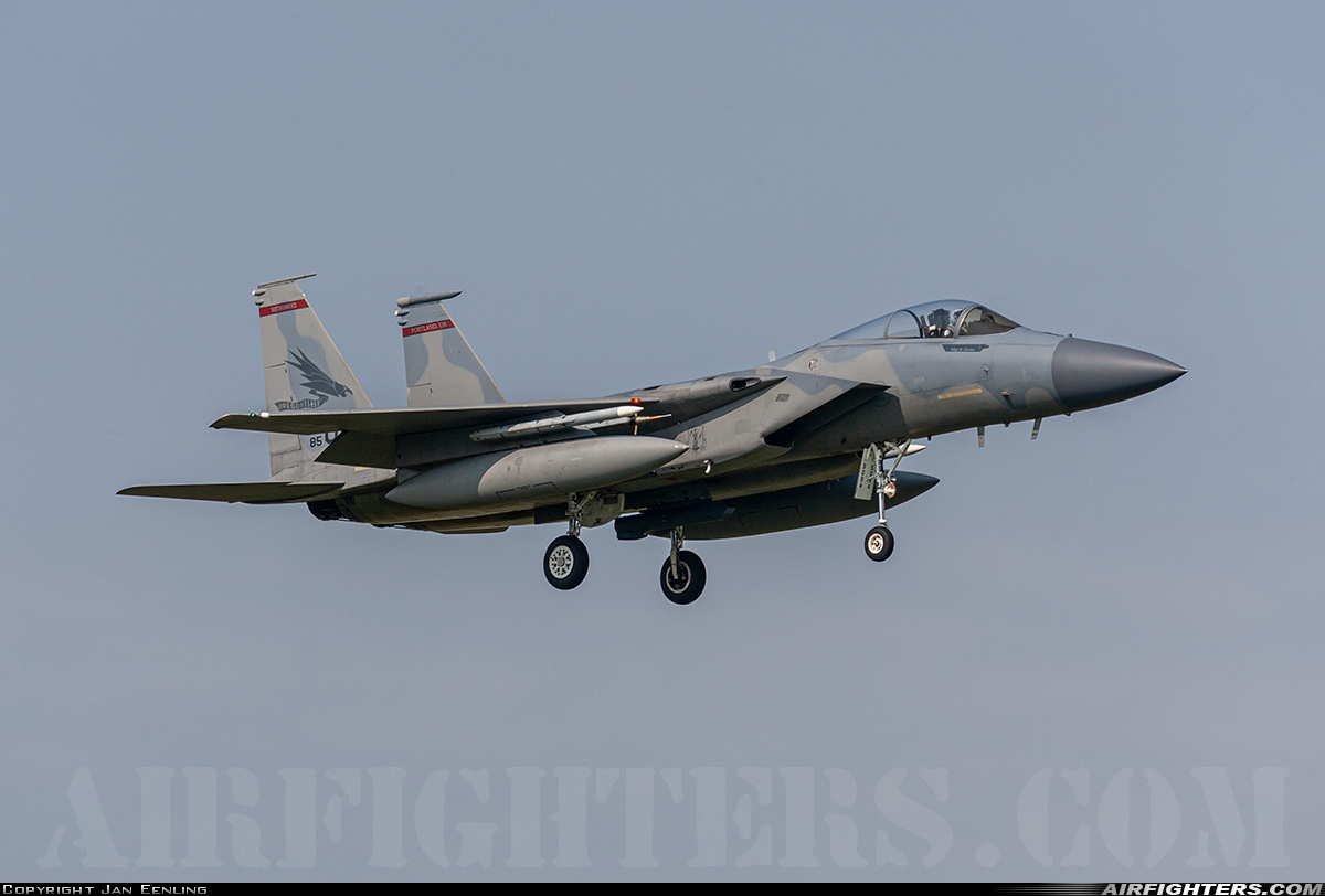 USA - Air Force McDonnell Douglas F-15C Eagle 85-0094 at Leeuwarden (LWR / EHLW), Netherlands